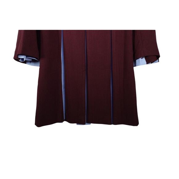 Tuckernuck Dress Merlot Sky Blue Griffiths Mini Dress $268 Extra Small XS 1470-V - Picture 11 of 14